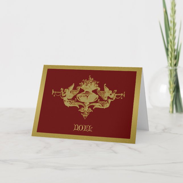 Carte de Noël Angel (Devant)