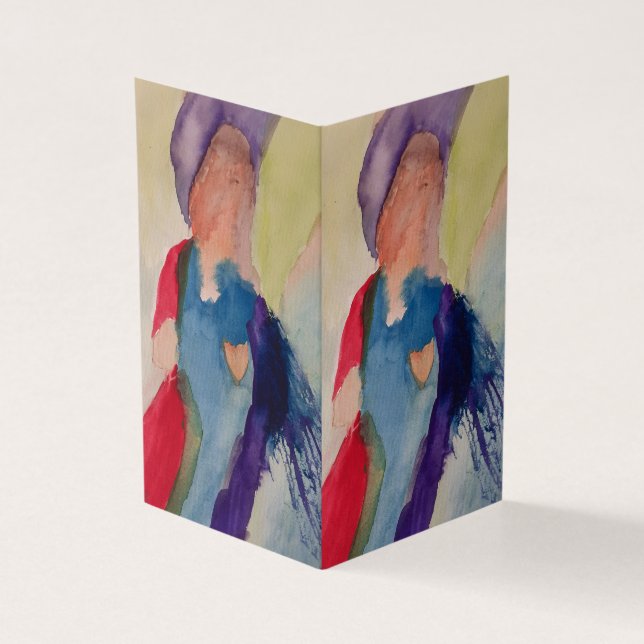 Carte de Noël Angel Gardien (Outside)