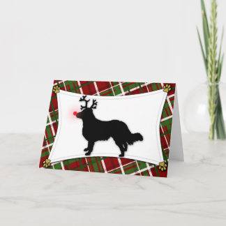 Carte de Noël anglaise Shepherd Reindeer