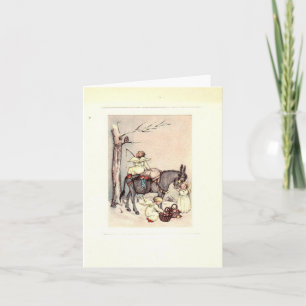 Carte de Noël Angles vintages