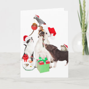 CARTE DE NOËL ANIMÉE PAPIER PLIÉ