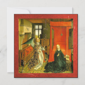 Carte de Noël Annonciation personnalisée