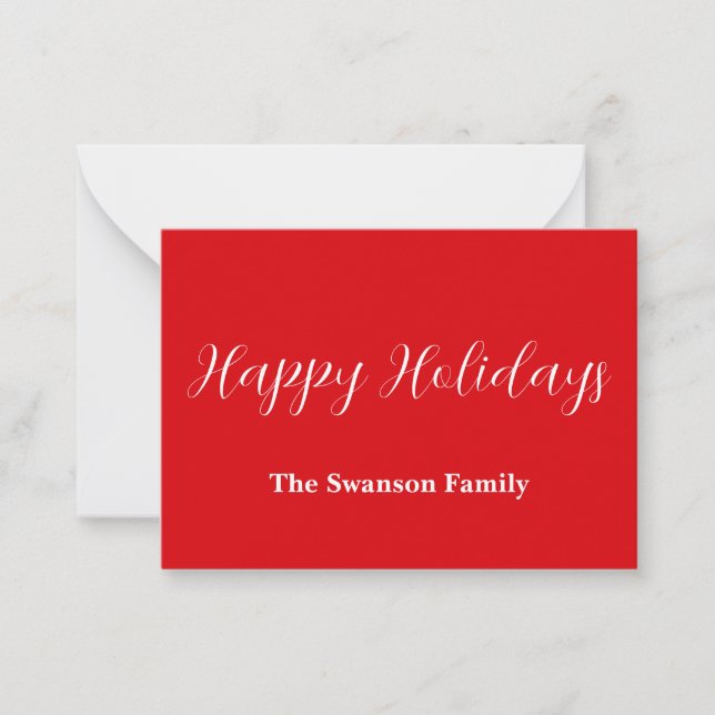 Carte de Noël Appartement (Devant)