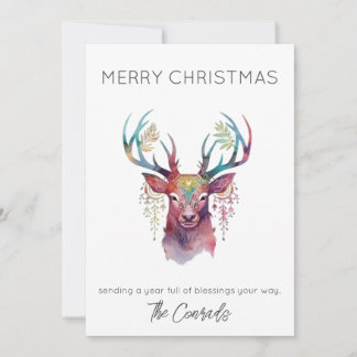 Carte de Noël Aquarelle