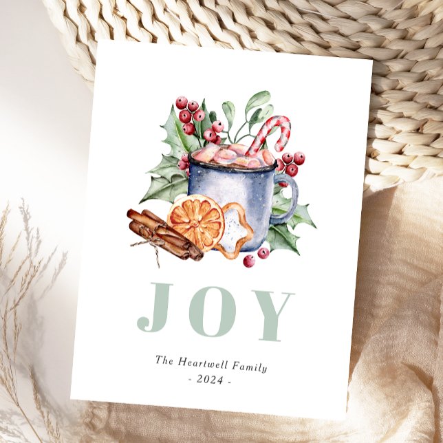 Carte de Noël aquarelle aux douceurs de Noël (Créateur téléchargé)