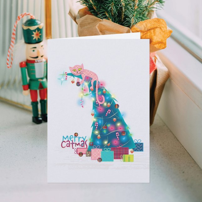 Carte de Noël Arbre de Catmas (Créateur téléchargé)
