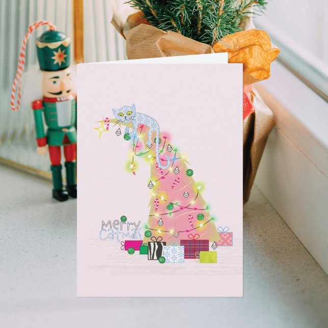 Carte de Noël Arbre de Catmas (Créateur téléchargé)