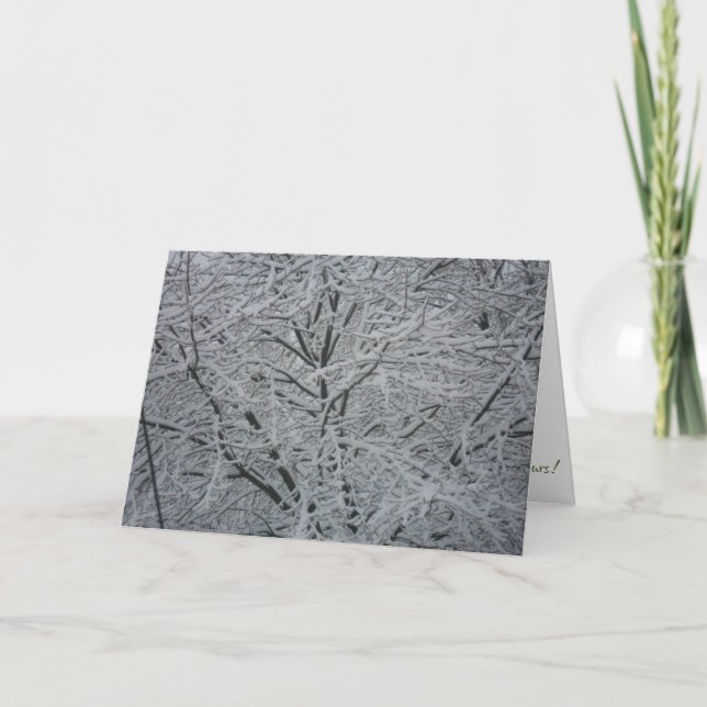 Carte de Noël "Arbre de l'année bissextile 2012" (Devant)