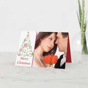 Carte de Noël Arbre de Noël Votre photo