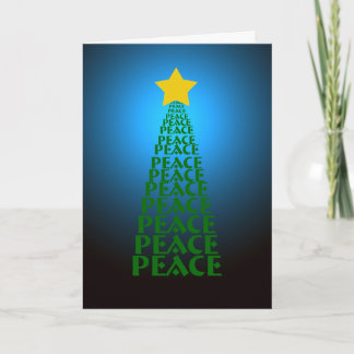 Carte de Noël Arbre de Paix