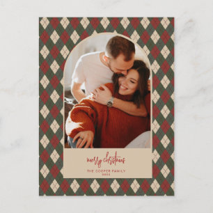 Carte de Noël Arc Moderne