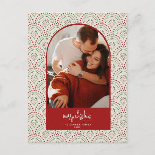 Carte de Noël Arc Moderne