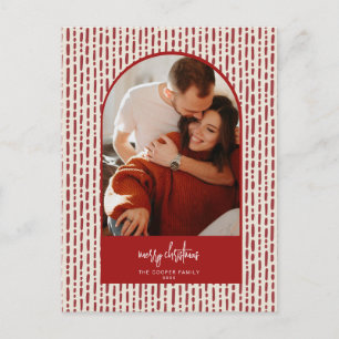 Carte de Noël Arc Moderne