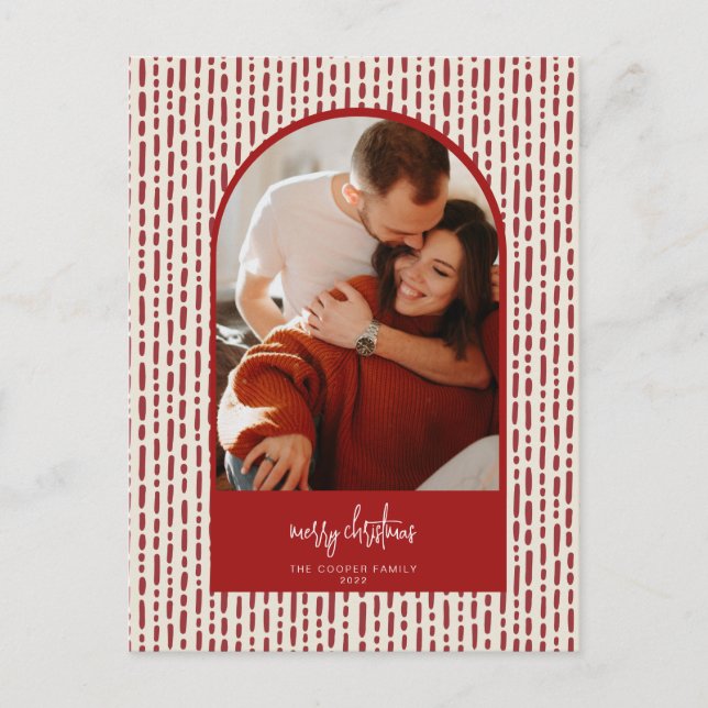 Carte de Noël Arc Moderne (Devant)