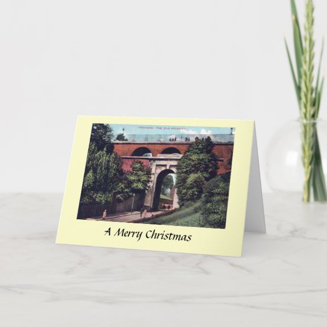 Carte de Noël - Archway, Highgate, Londres (Devant)
