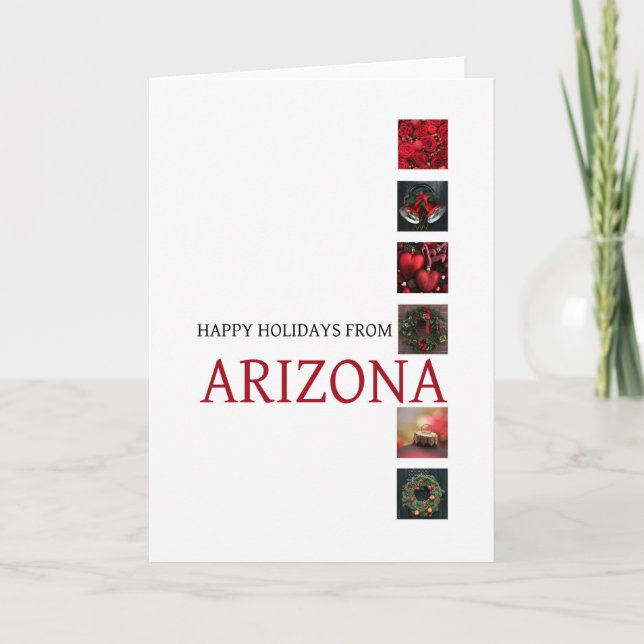 Carte de Noël Arizona, préciser (Devant)