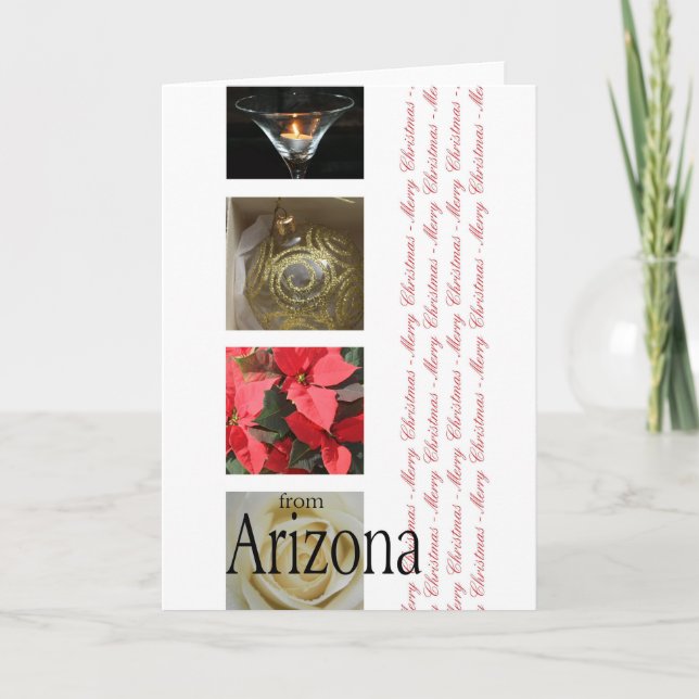 Carte de Noël Arizona, préciser (Devant)