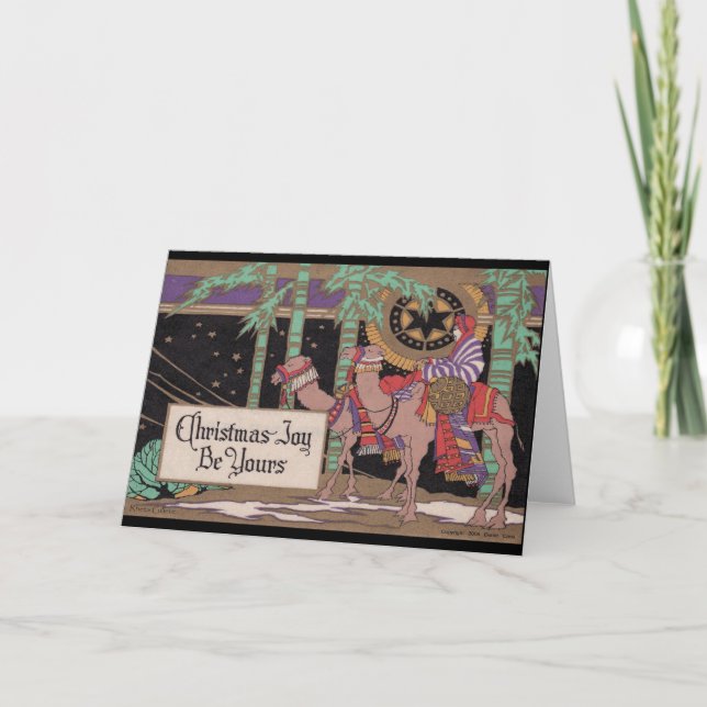 Carte de Noël Art déco (Devant)