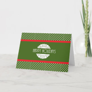 Carte de Noël Art déco
