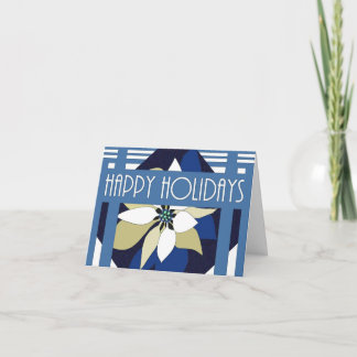 Carte de Noël Art déco