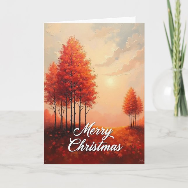 Carte de Noël Artisanale (Devant)
