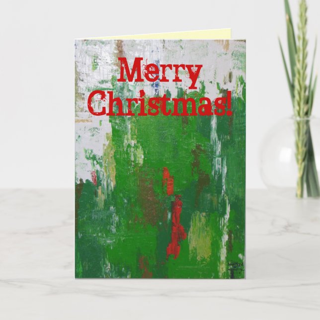 Carte de Noël Artsy ! (Devant)