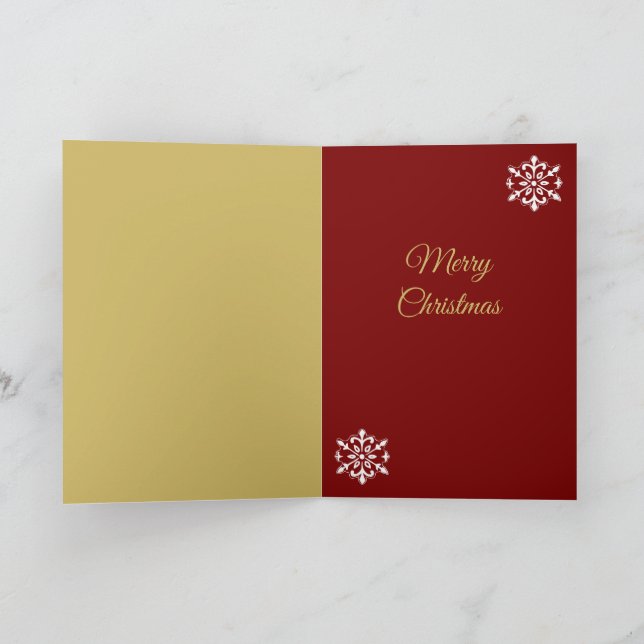 Carte de Noël au bonbon en canne (Intérieur)