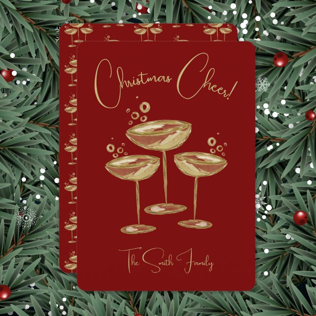 Carte de Noël au Champagne (Créateur téléchargé)