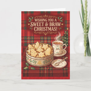 Carte de Noël au Shortbread Écossais