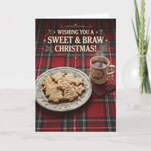 Carte de Noël au shortbread Sweet Braw