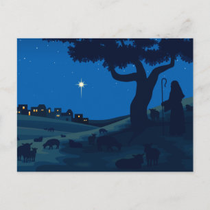 Carte de Noël avec Berger