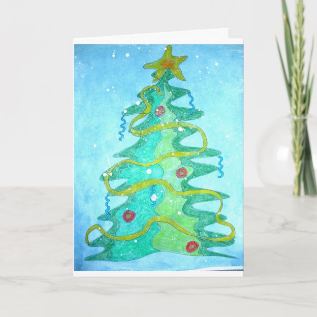 Carte de Noël avec message préimprimé (Devant)