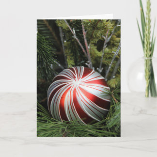 Carte de Noël avec ornement