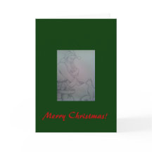 Carte de Noël avec père Noël et Kitty