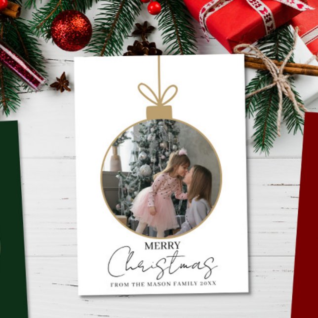 carte de Noël avec photo Joyeux Noël (Créateur téléchargé)