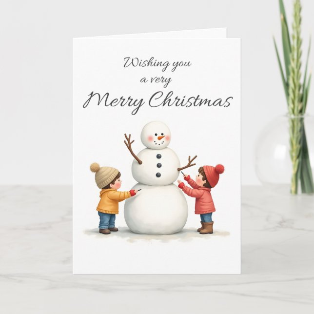 Carte de Noël avec un joyeux Noël  (Devant)