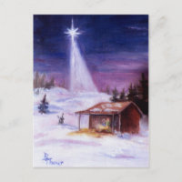 Carte de Noël Away In a Manger