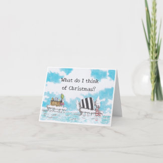 Carte de Noël Bah Humbug