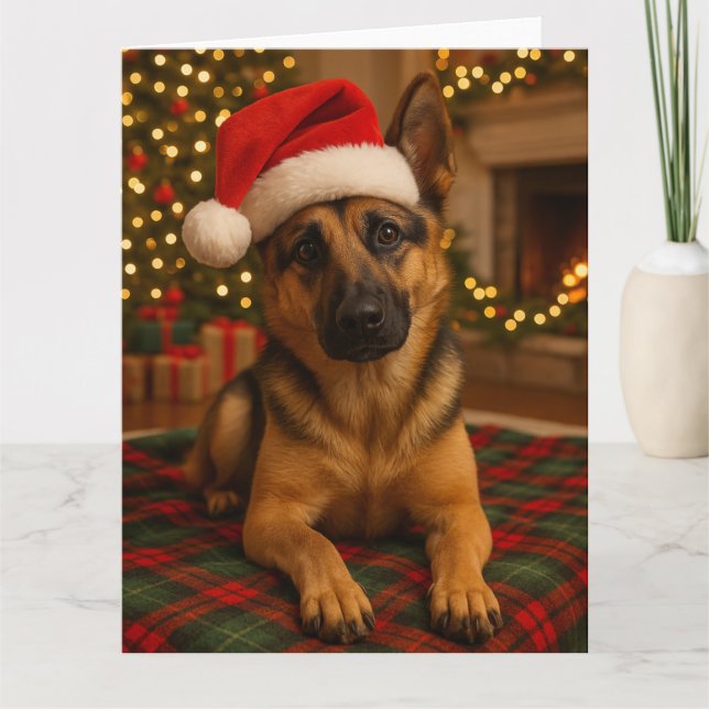 Carte de Noël Berger Allemand (Devant)