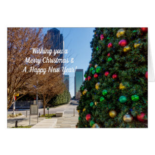 Carte de Noël Beside The Dallas Christmas Tree
