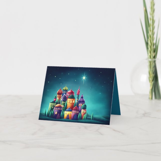 Carte de Noël - Bethlehem Star (Devant)