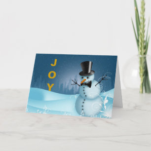 CARTE DE NOËL BIEN HABILLÉE