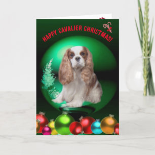 Carte de Noël Blenheim Cavalier