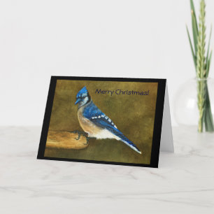 Carte de Noël Blue Jay