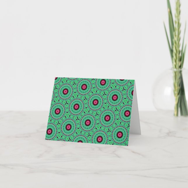 Carte de Noël Boho (Devant)