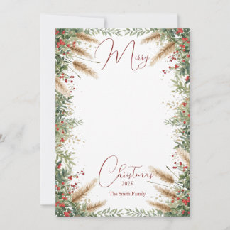 Carte de Noël Boho