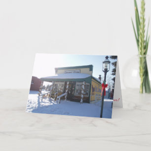 Carte de Noël "Boutique générale"