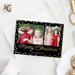 Carte de Noël Bubbly Cheer Foil<br><div class="desc">Célébrez le diplômé dans votre vie en style! Conçu par Berry Berry Sweet (www.berryberrysweet.com). Visitez notre site Web pour des invitations modernes et élégantes,  des annonces et des cadeaux personnalisés.</div>
