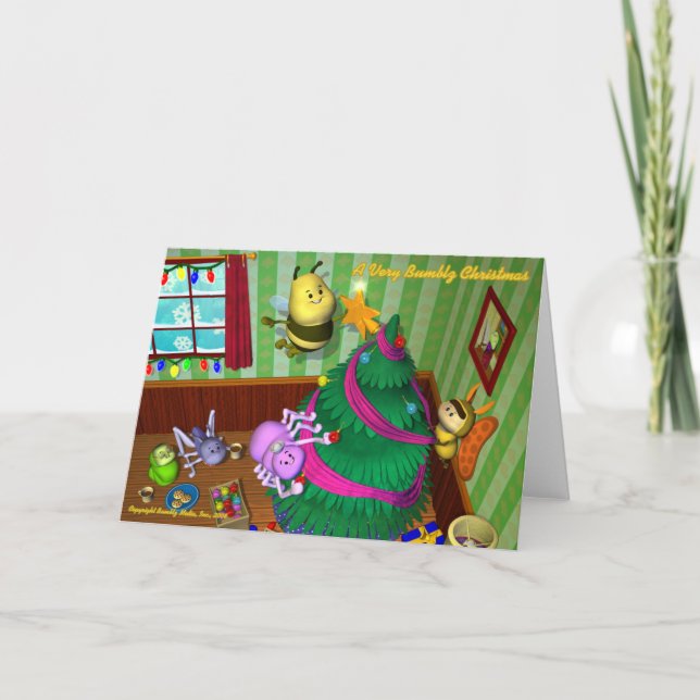Carte de Noël Bumblz #2 - Customisée (Devant)