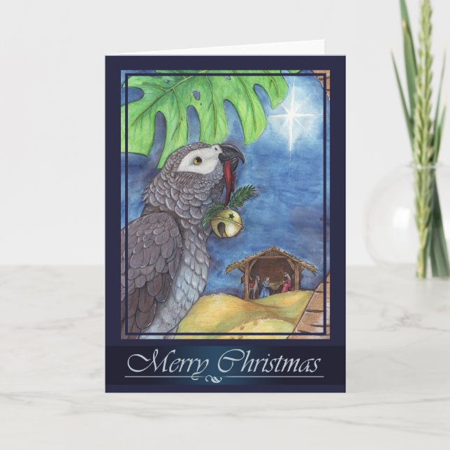 Carte de Noël "Cadeau pour mon roi" (Devant)